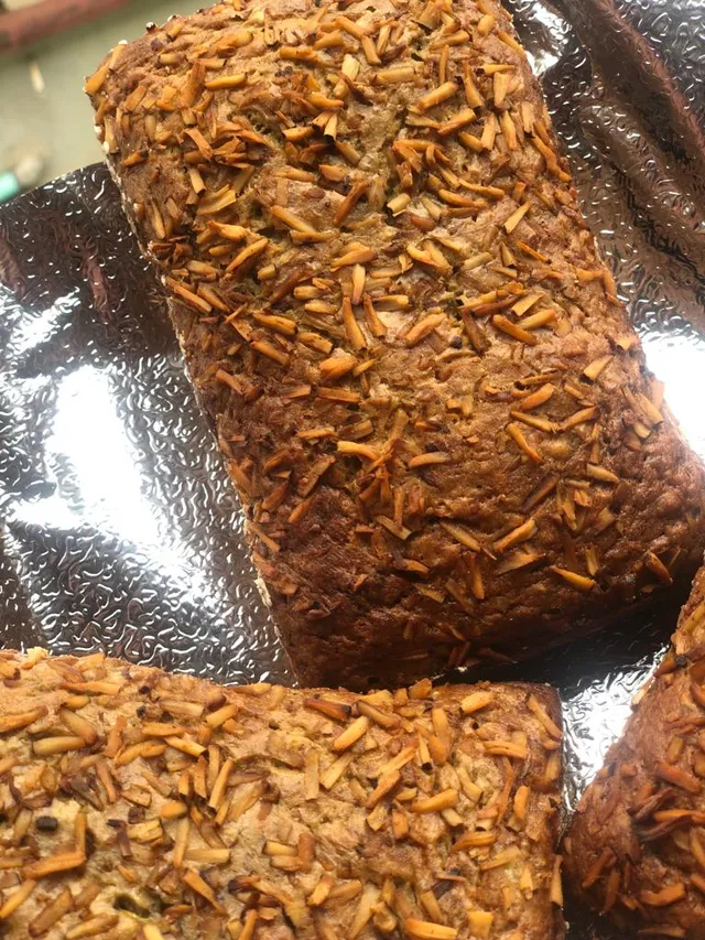 Homemade banana bread