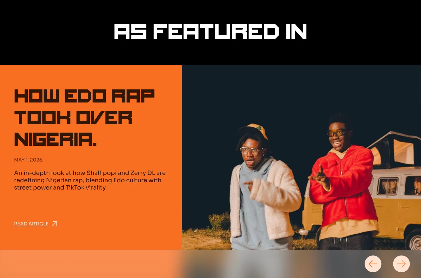 As Featured In